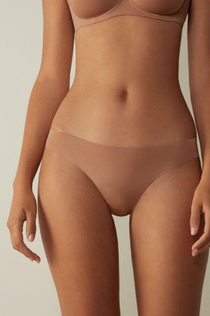 Intimissimi Brazilian in Seamless Ultra Light Microfiber Ženske Gaćice Bež | HR 2548SOG