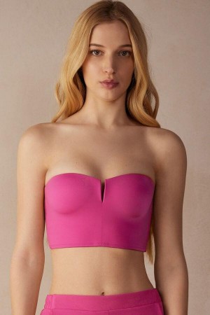 Intimissimi Bustier Top in Ultralight Microfiber Ženske Grudnjaci Roze | HR 1200UTL