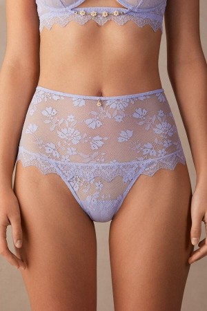 Intimissimi Cover Me in Daisies Hipster Brazilian Ženske Gaćice Boje Lavande | HR 2297SOB