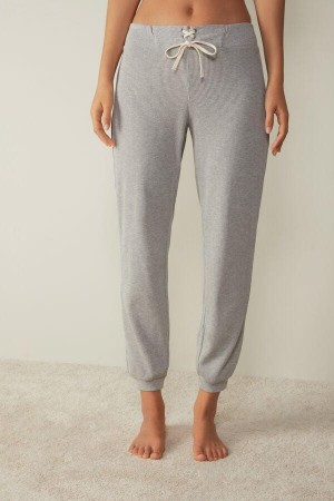 Intimissimi Cozy Waffle Pants Ženske Pidžama Svijetlo Sive | HR 2071ZGY