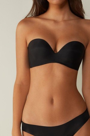 Intimissimi Daila Ultralight Microfiber Bandeau Ženske Grudnjaci Crne | HR 1100APV