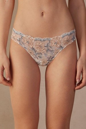 Intimissimi Ephemeral Beauty Brazilian Ženske Gaćice Bijele | HR 2459VDR