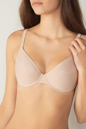 Intimissimi Francesca Ultralight Microfiber Balconette Ženske Grudnjaci Bež | HR 1618ORX