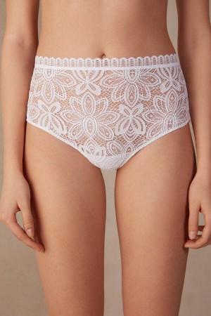 Intimissimi Hot Summer Days High Rise Hipster Brazilian Ženske Gaćice Bijele | HR 2296APV