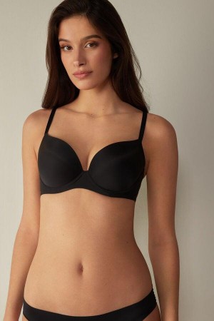 Intimissimi Irina Microfiber Balconette Ženske Grudnjaci Crne | HR 1638EXG