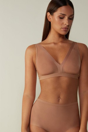 Intimissimi Lara Invisible Touch Triangle Ženske Grudnjaci Bež | HR 1438APV