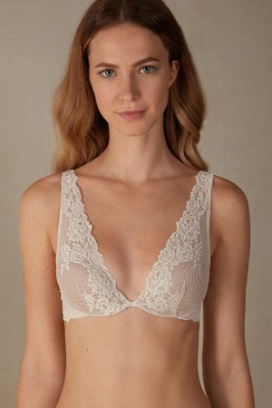 Intimissimi Pretty Flowers Elena Balconette Ženske Grudnjaci Roze | HR 1522JJE