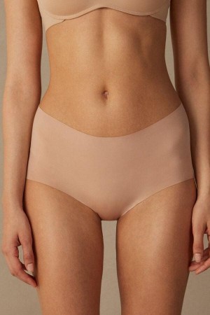 Intimissimi Seamless Microfiber Hipster Ženske Gaćice Bež | HR 2333LHI