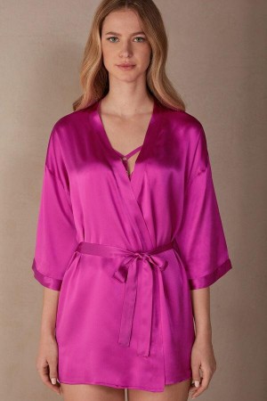 Intimissimi Silk Kimono Ženske Pidžama Roze | HR 2198JJE