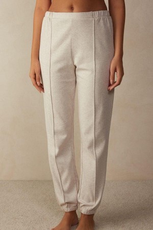 Intimissimi Slow and Cozy Pants in Warm Cotton Ženske Pidžama Bež | HR 2066GLQ