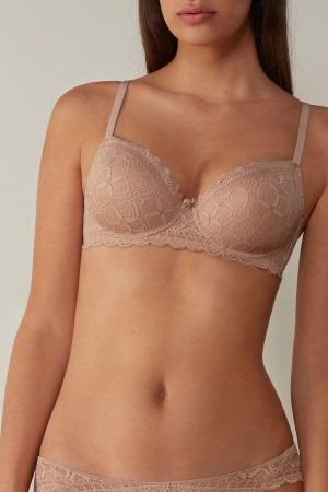 Intimissimi Sofia Balconette in Lace Ženske Grudnjaci Bež | HR 1605CEI