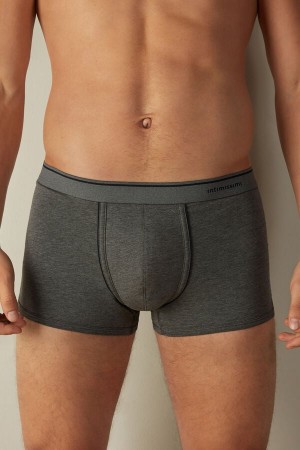 Intimissimi Supima® Cotton Muške Boxer Tamno Sive Plave | HR 2578ISL