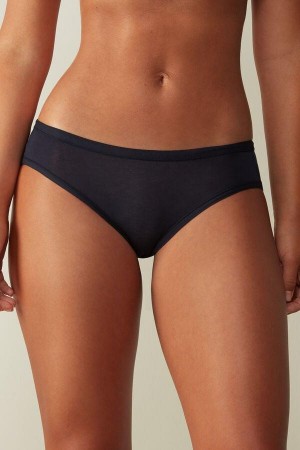 Intimissimi Ultralight Supima® Cotton Briefs Ženske Gaćice Plave | HR 2435XFY