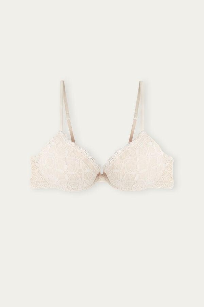 Intimissimi Bellissima Push-up in Lace Ženske Grudnjaci Roze | HR 1314JJE