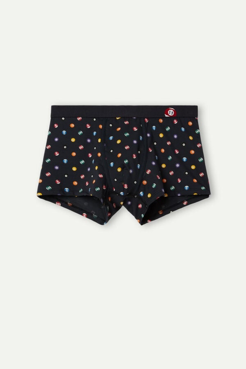 Intimissimi Billiard in Stretch Supima® Cotton Muške Boxer Plave | HR 2640NBE