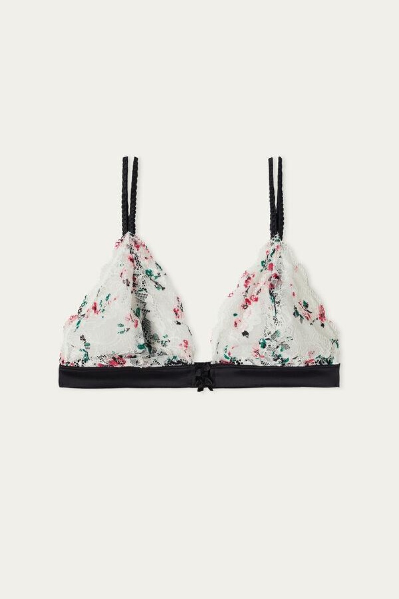 Intimissimi Bloom & Blossom Triangle Ženske Grudnjaci Bijele | HR 1397CEI