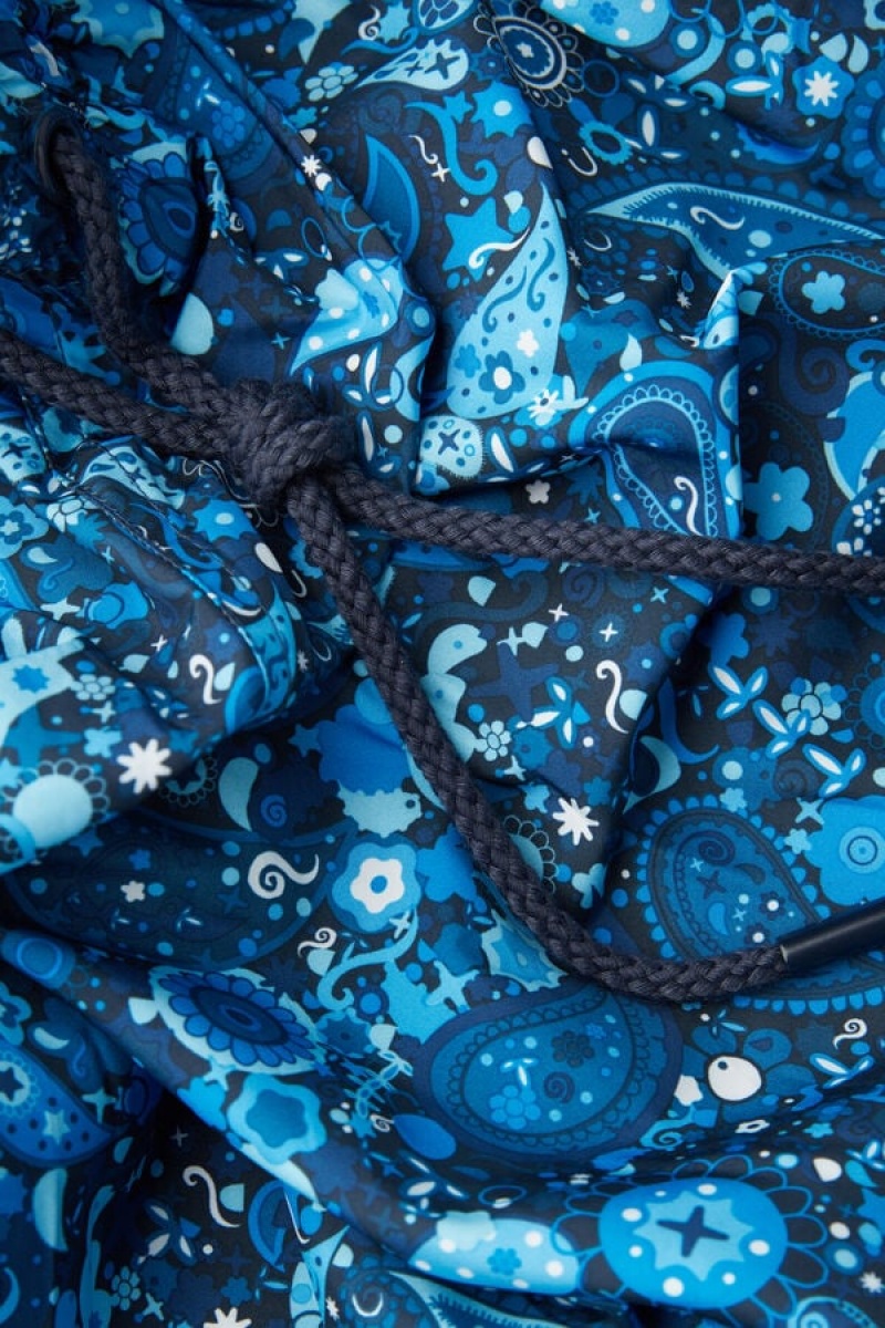 Intimissimi Blue Paisley Print Muške Kupaće Gaće Plave | HR 2755NBF