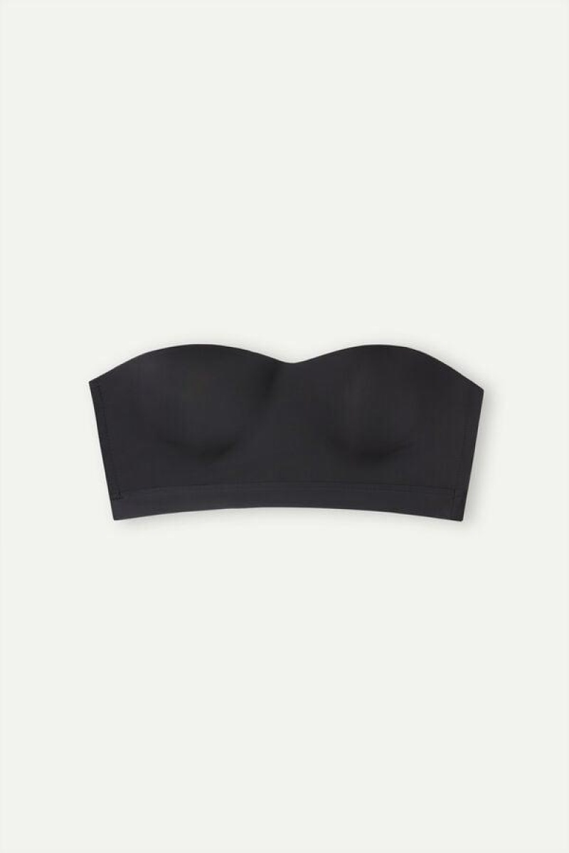 Intimissimi Bra Top in Ultralight Microfiber Ženske Grudnjaci Crne | HR 1197RWH