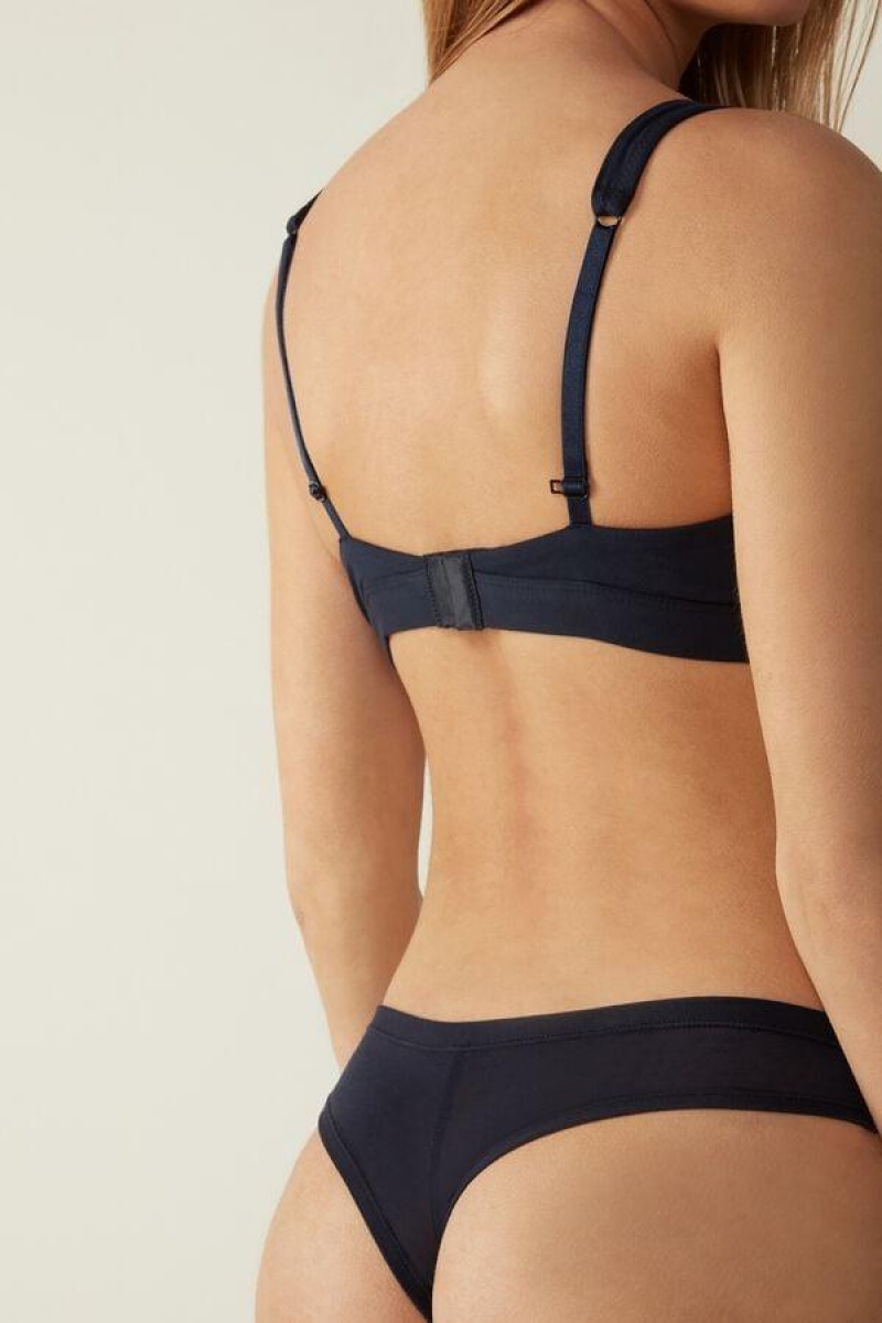 Intimissimi Brazilian in Ultralight Supima® Cotton Ženske Gaćice Plave | HR 2538CET