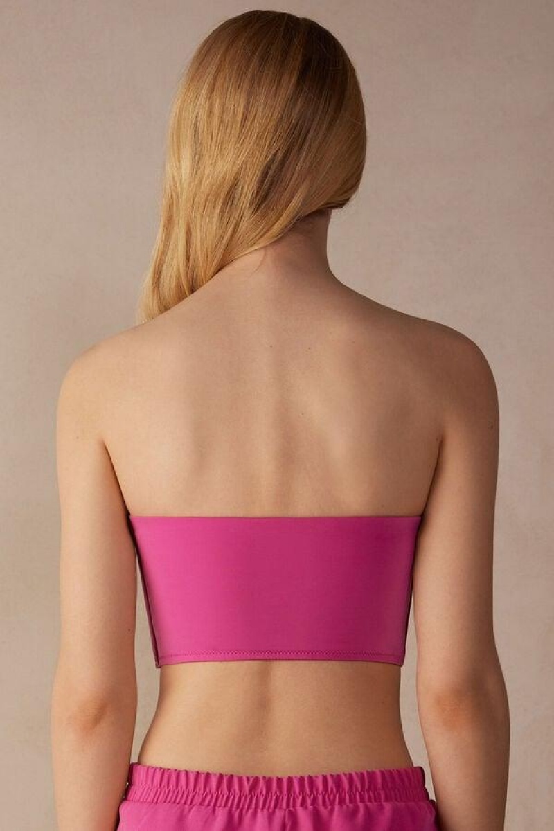 Intimissimi Bustier Top in Ultralight Microfiber Ženske Grudnjaci Roze | HR 1200UTL