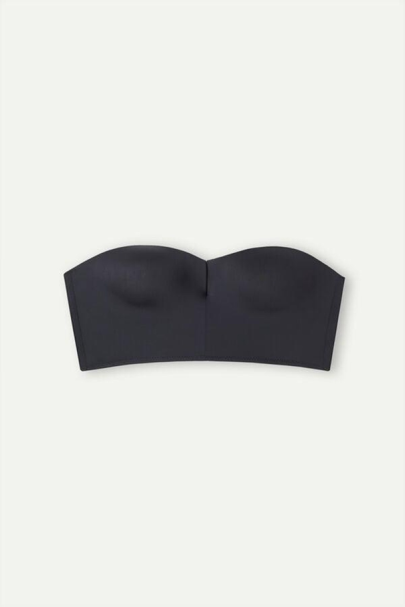 Intimissimi Bustier Top in Ultralight Microfiber Ženske Grudnjaci Crne | HR 1201ISZ