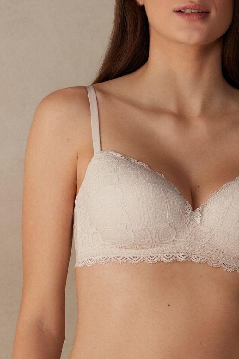 Intimissimi Claudia Balconette in Lace Ženske Grudnjaci Roze | HR 1125PQC