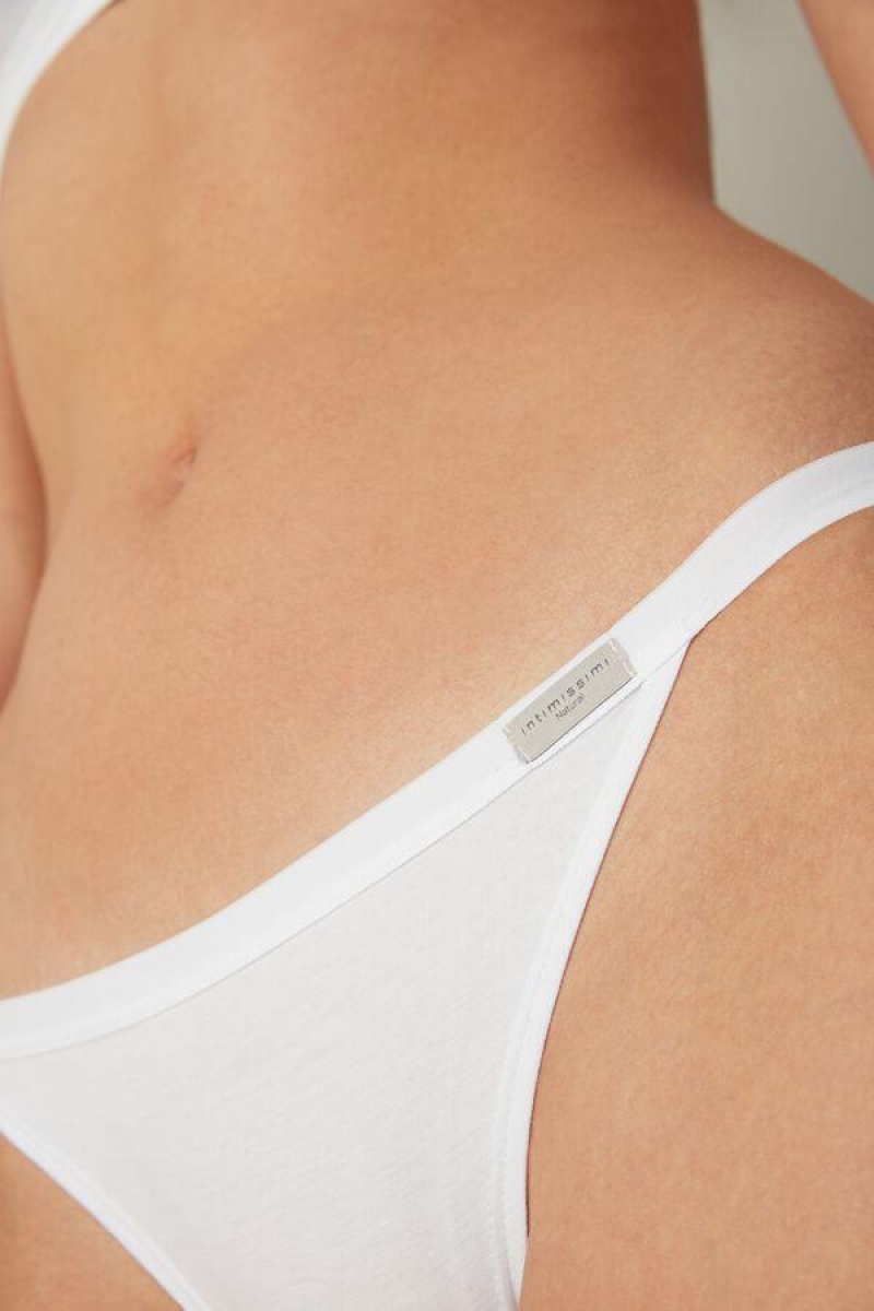 Intimissimi Cotton String Ženske Gaćice Bijele | HR 2440HKA