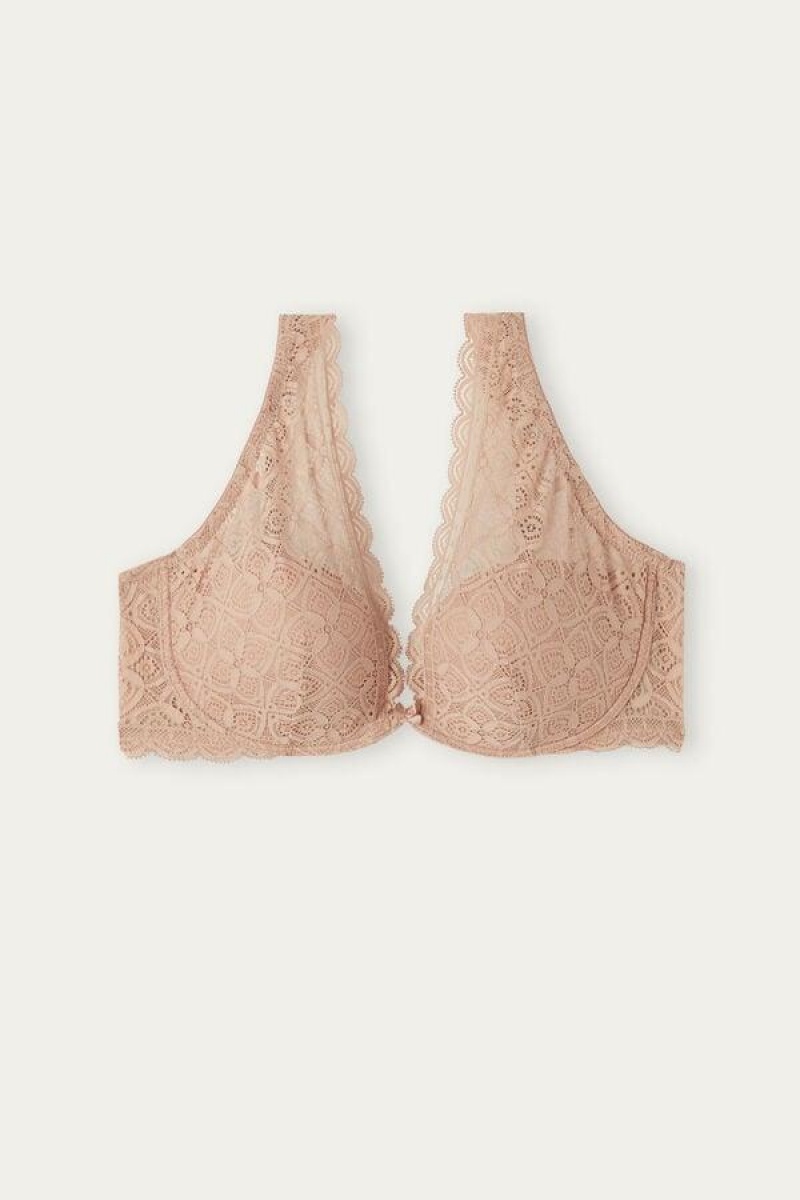 Intimissimi Elena Balconette in Lace Ženske Grudnjaci Bež | HR 1595SOB