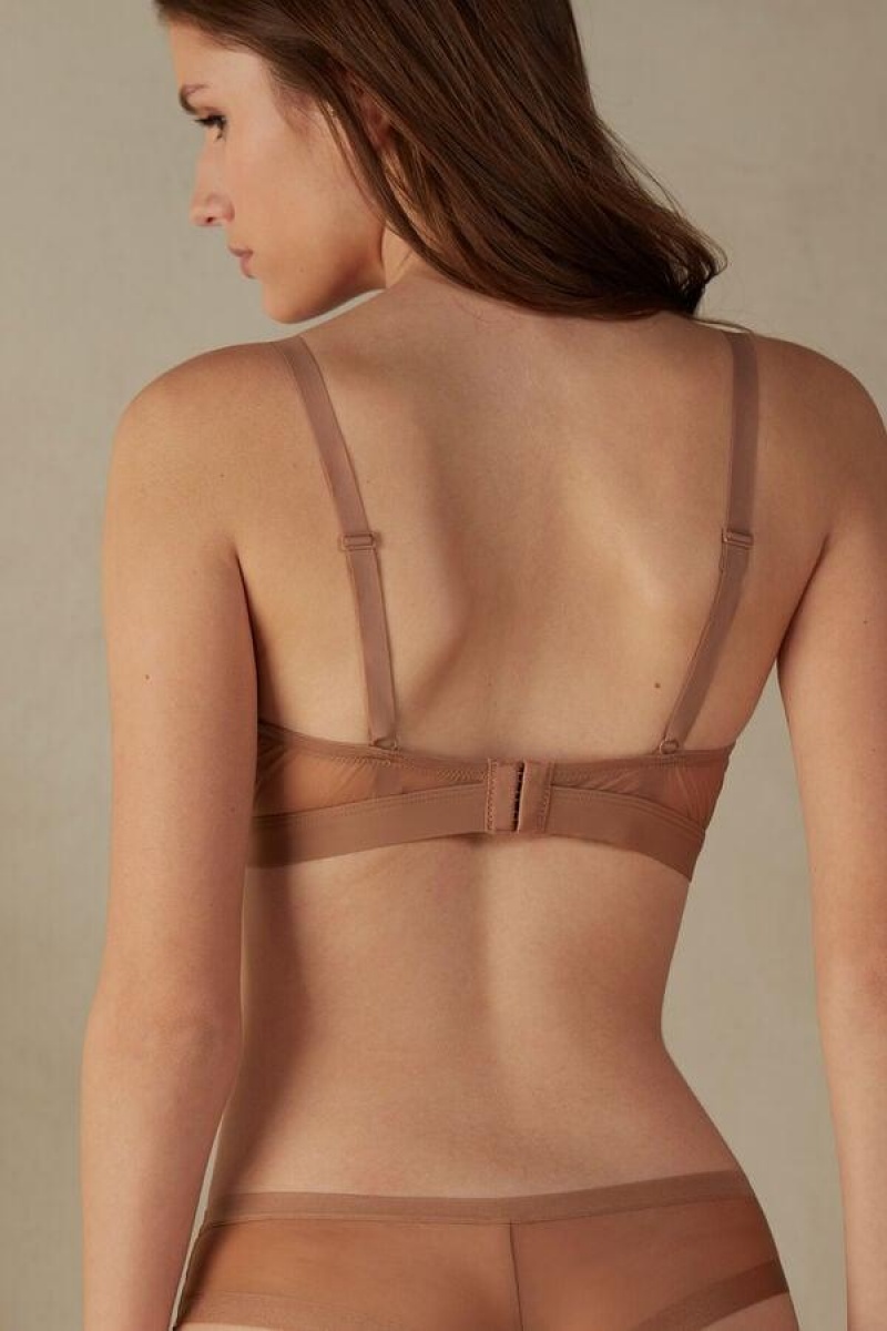 Intimissimi Emma Invisible Touch Triangle Ženske Grudnjaci Bež | HR 1434UTL