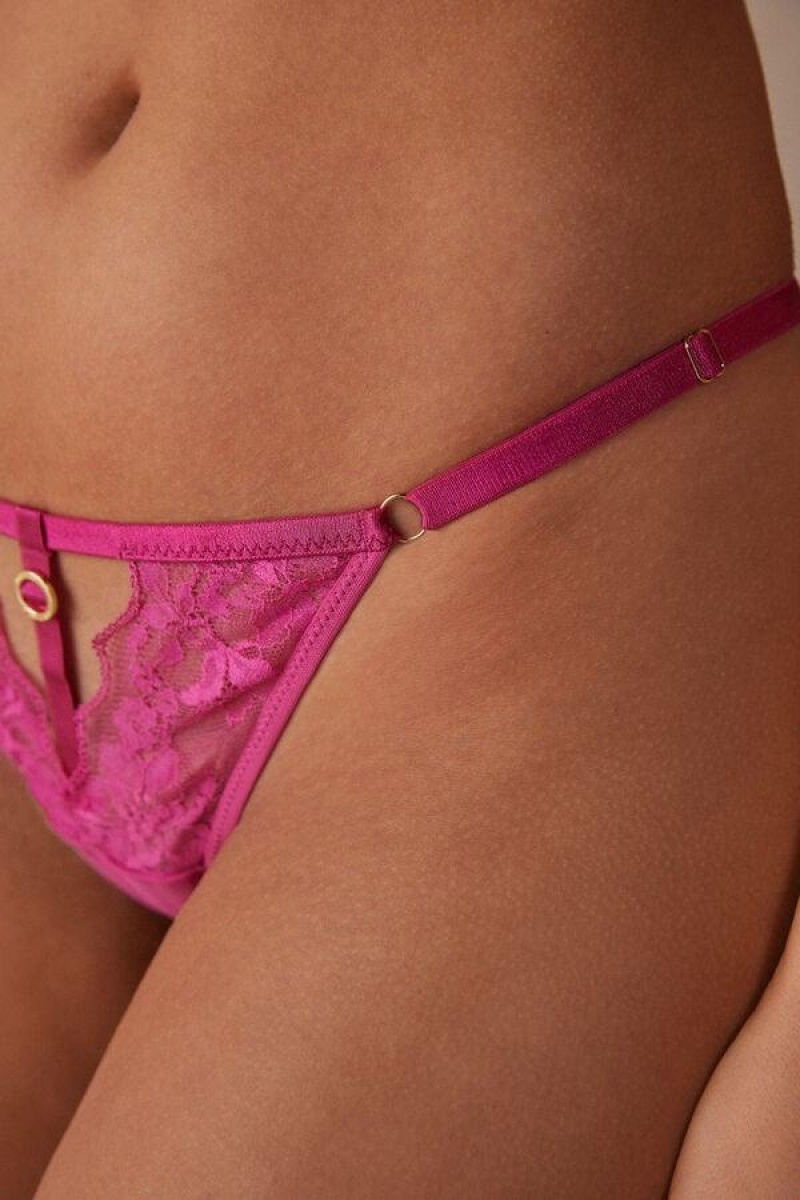 Intimissimi Fearless Femininity String Thong Ženske Gaćice Roze | HR 2256VDO