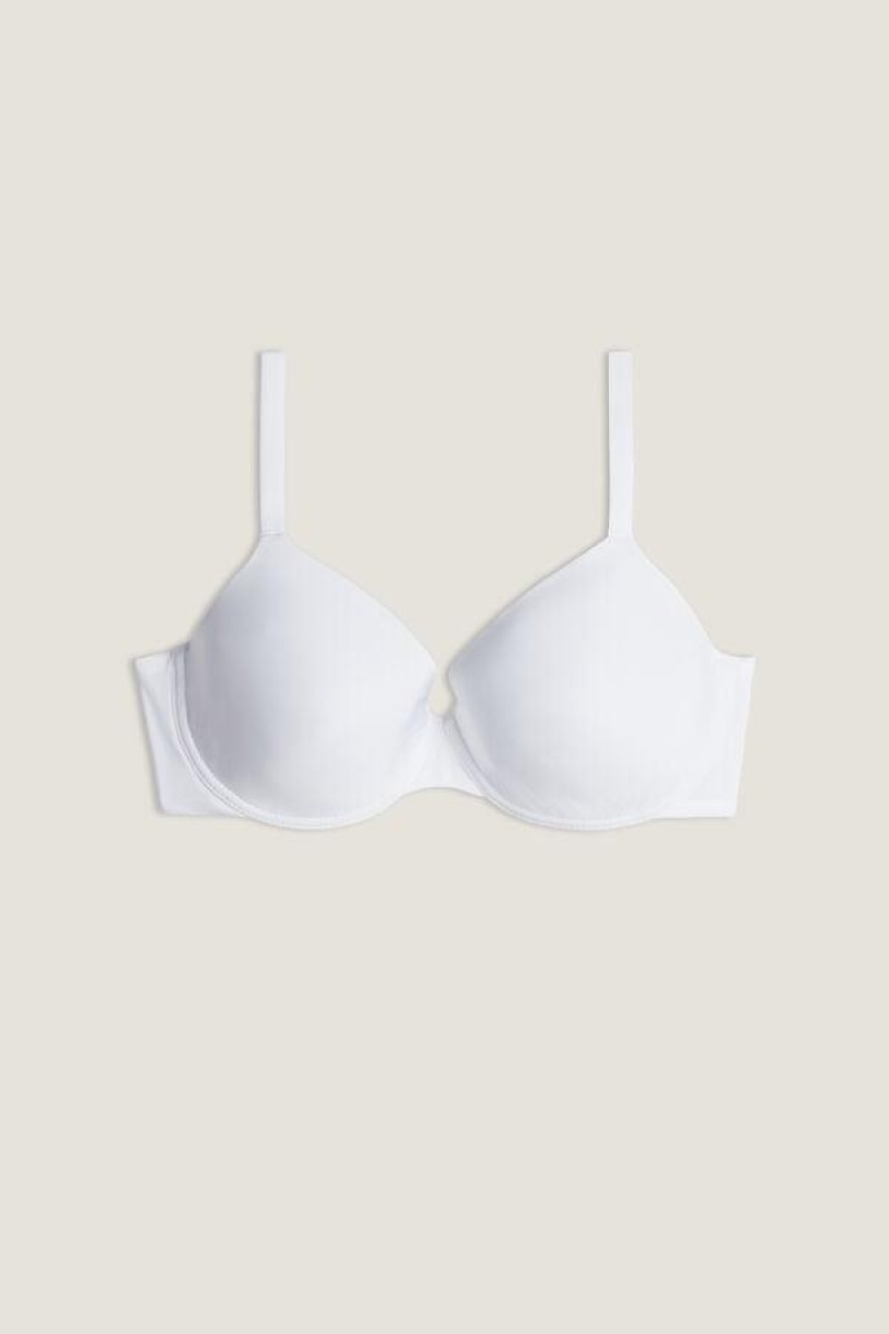 Intimissimi Francesca Ultralight Microfiber Balconette Ženske Grudnjaci Bijele | HR 1104GLQ