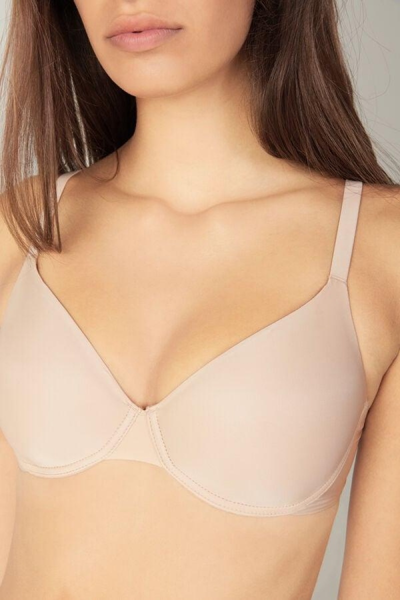 Intimissimi Francesca Ultralight Microfiber Balconette Ženske Grudnjaci Bež | HR 1618ORX