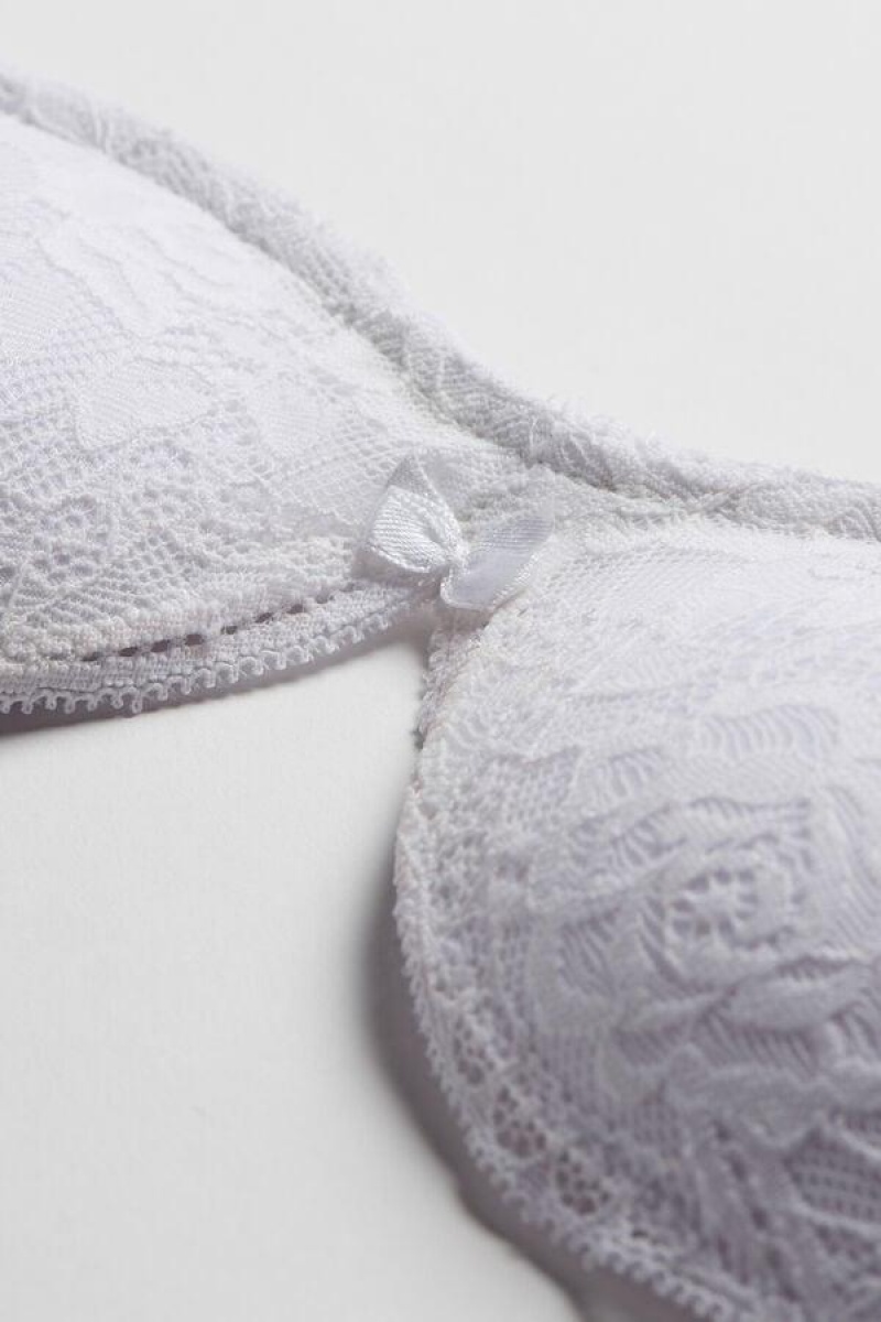 Intimissimi Gioia Lace Super Push-Up Ženske Grudnjaci Bijele | HR 1328TVJ