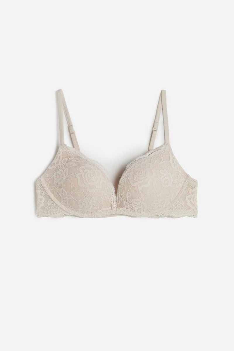 Intimissimi Gioia Lace Super Push-Up Ženske Grudnjaci Roze | HR 1333PQC