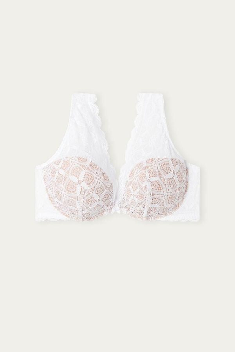 Intimissimi Giorgia Balconette in Lace Ženske Grudnjaci Bijele | HR 1598GLQ