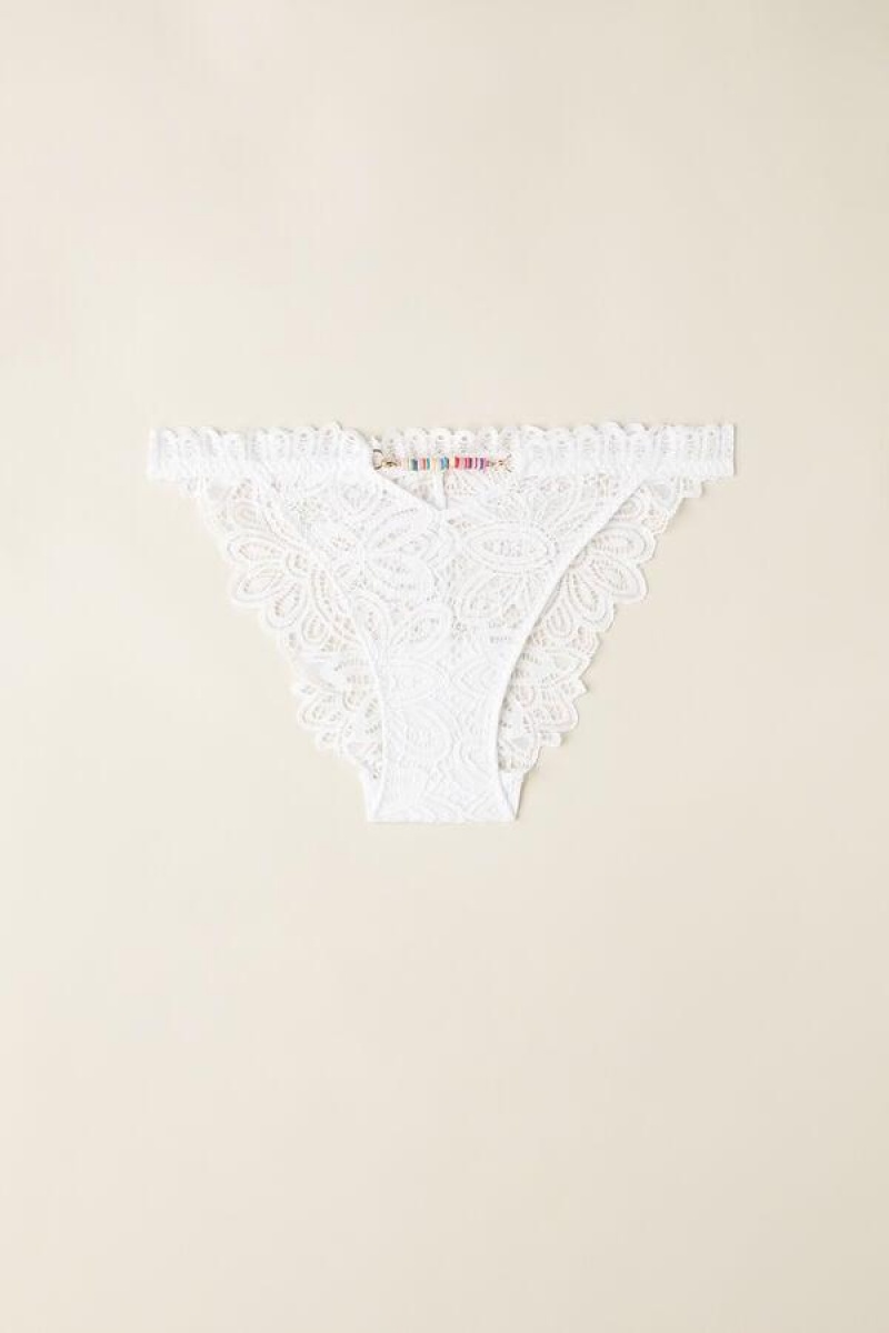 Intimissimi Hot Summer Days String Ženske Gaćice Bijele | HR 2348RWV