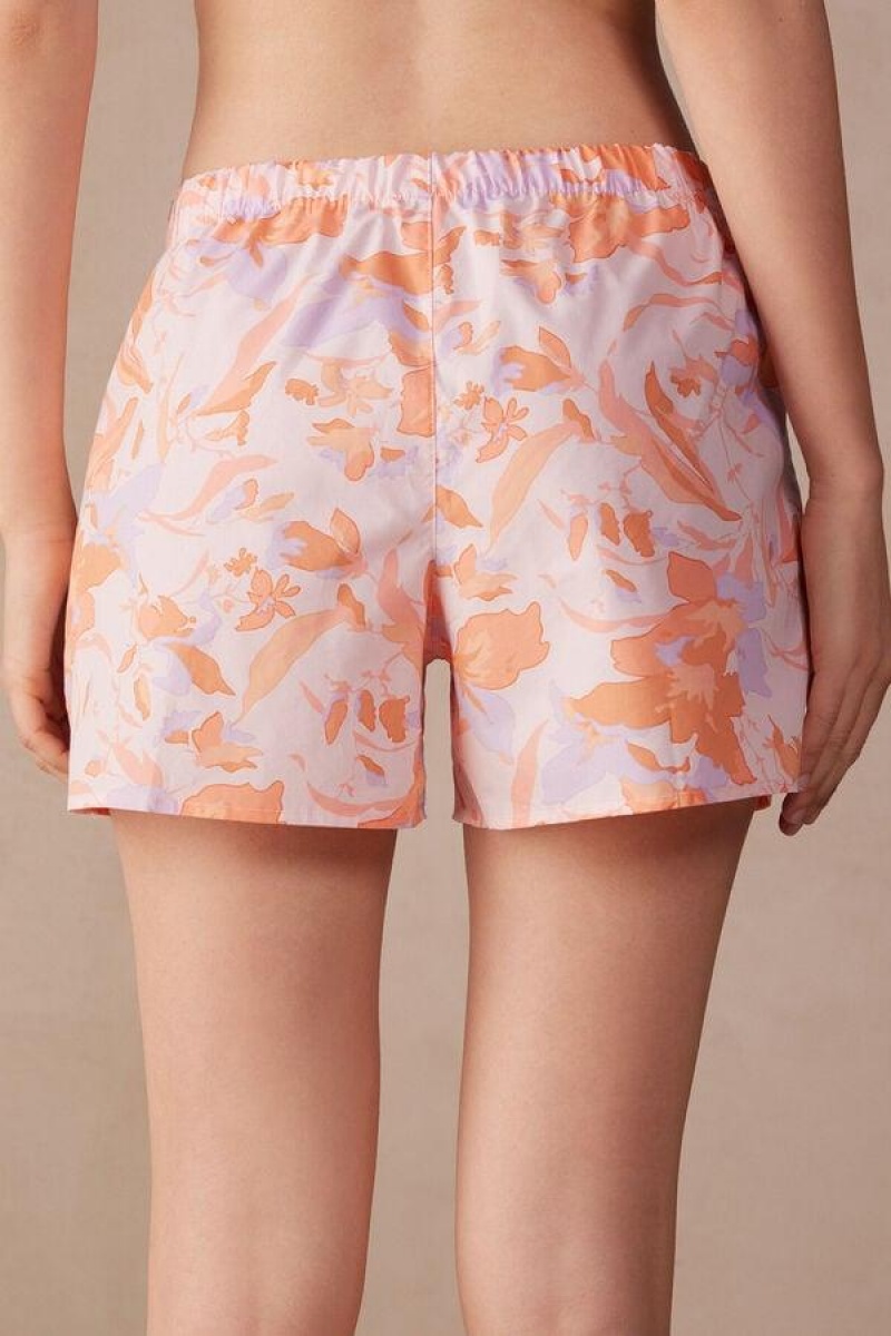 Intimissimi Iris and Apricot Cloth Shorts Ženske Pidžama Roze | HR 1961FMM