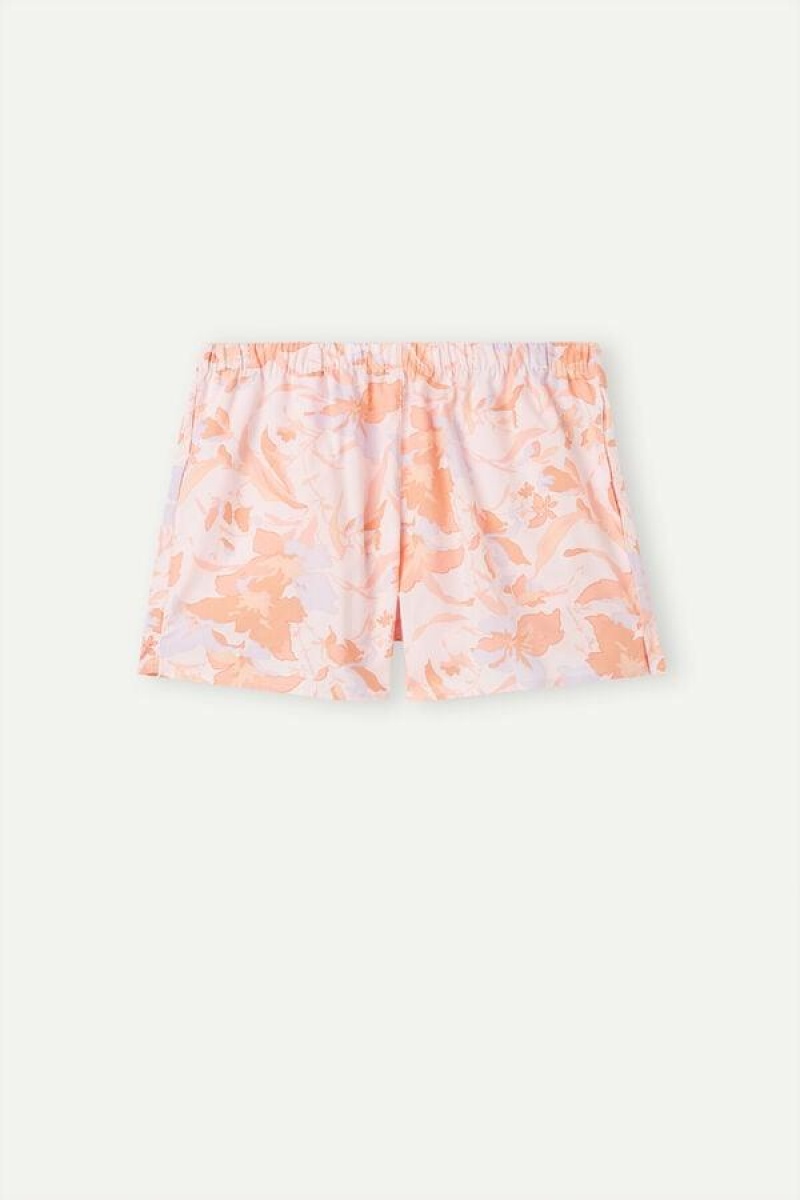 Intimissimi Iris and Apricot Cloth Shorts Ženske Pidžama Roze | HR 1961FMM