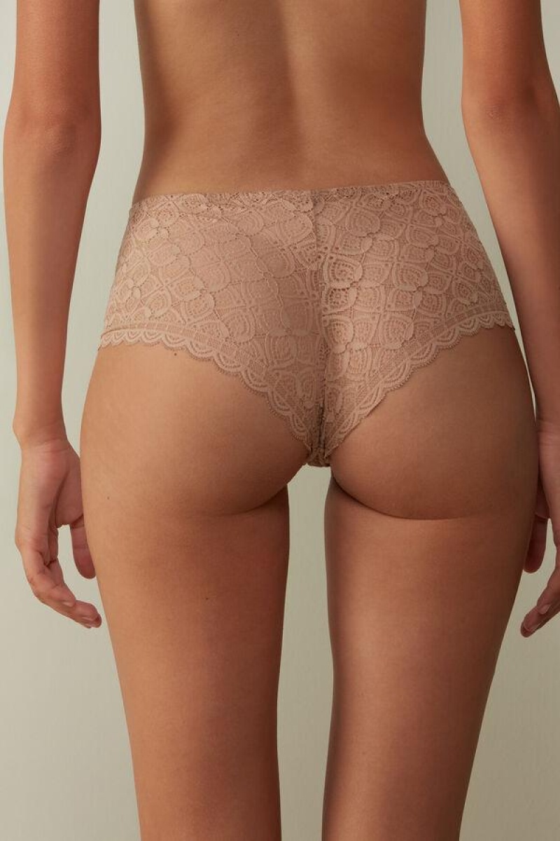 Intimissimi Lace Hipster Ženske Gaćice Bež | HR 2317ORK