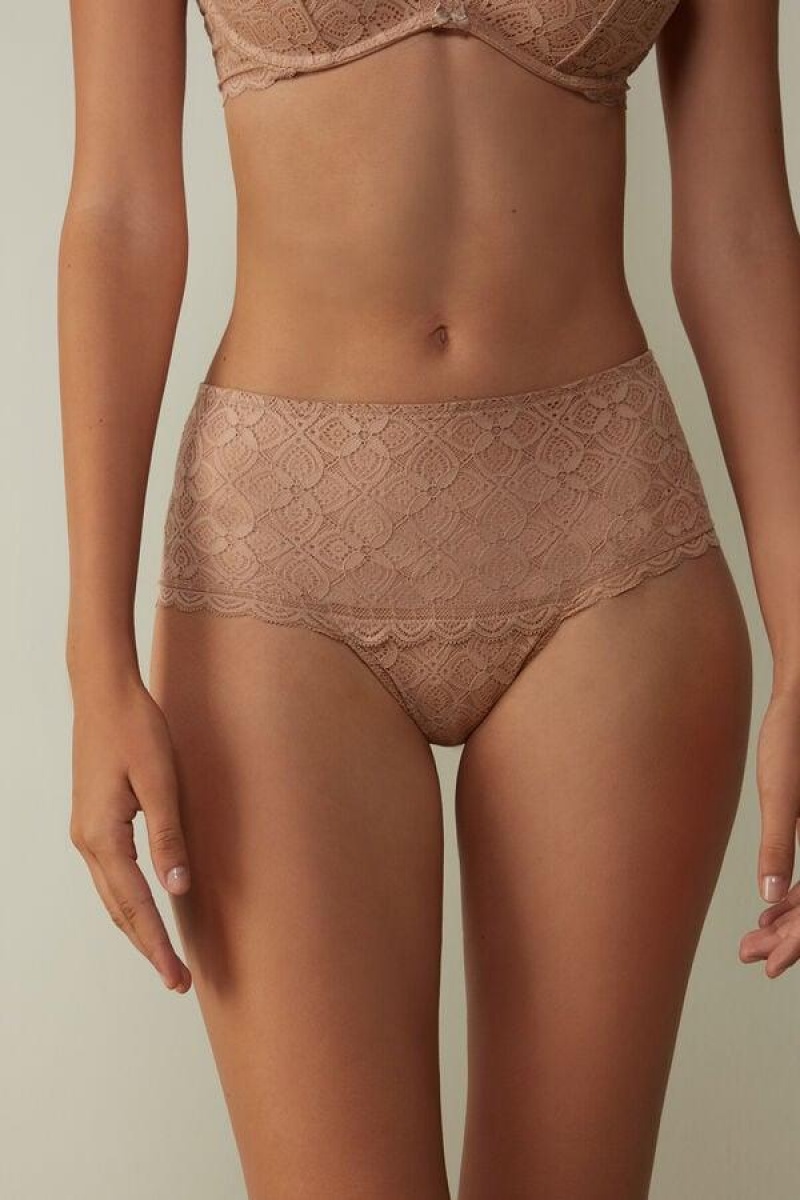 Intimissimi Lace Hipster Ženske Gaćice Bež | HR 2317ORK