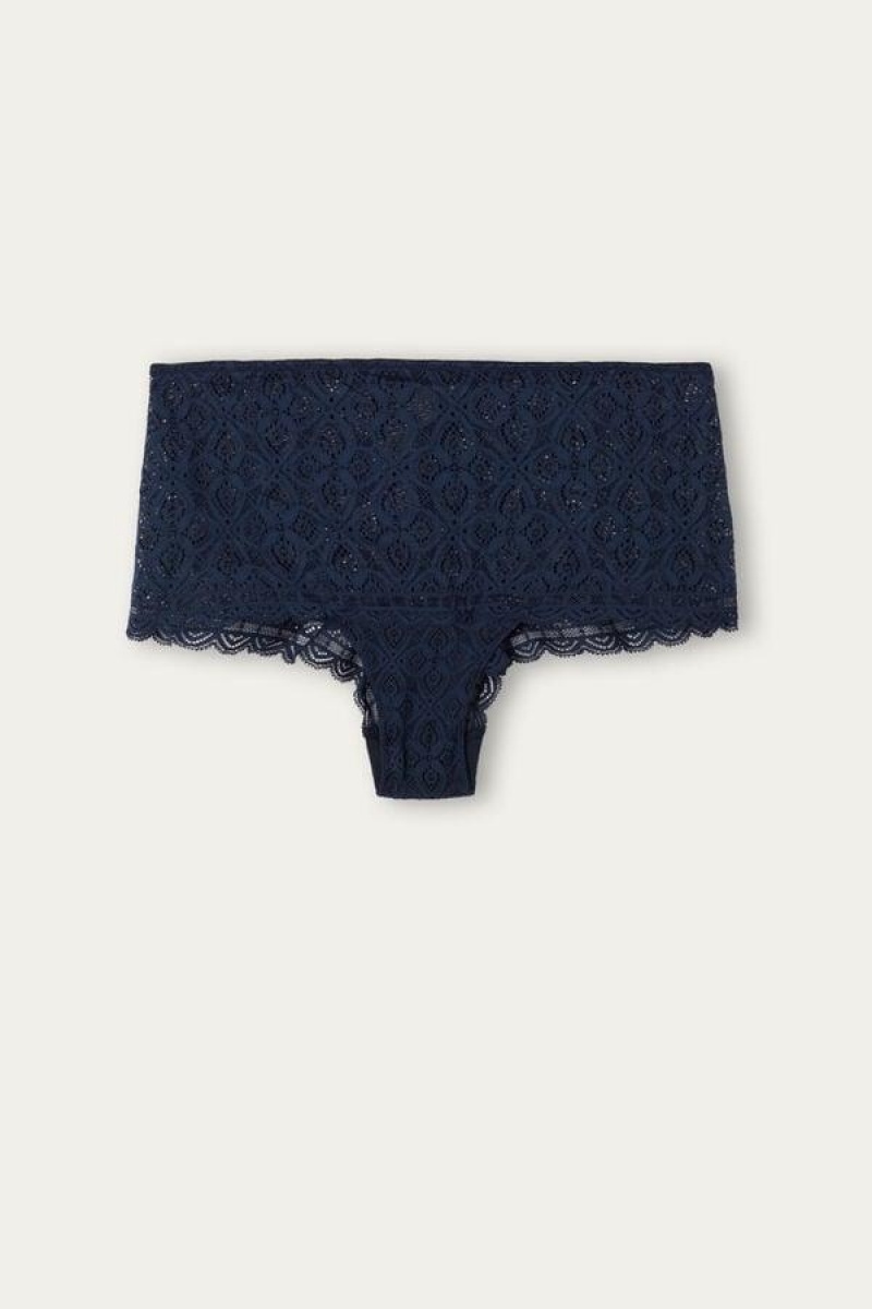 Intimissimi Lace Hipster Ženske Gaćice Plave | HR 2310NBA