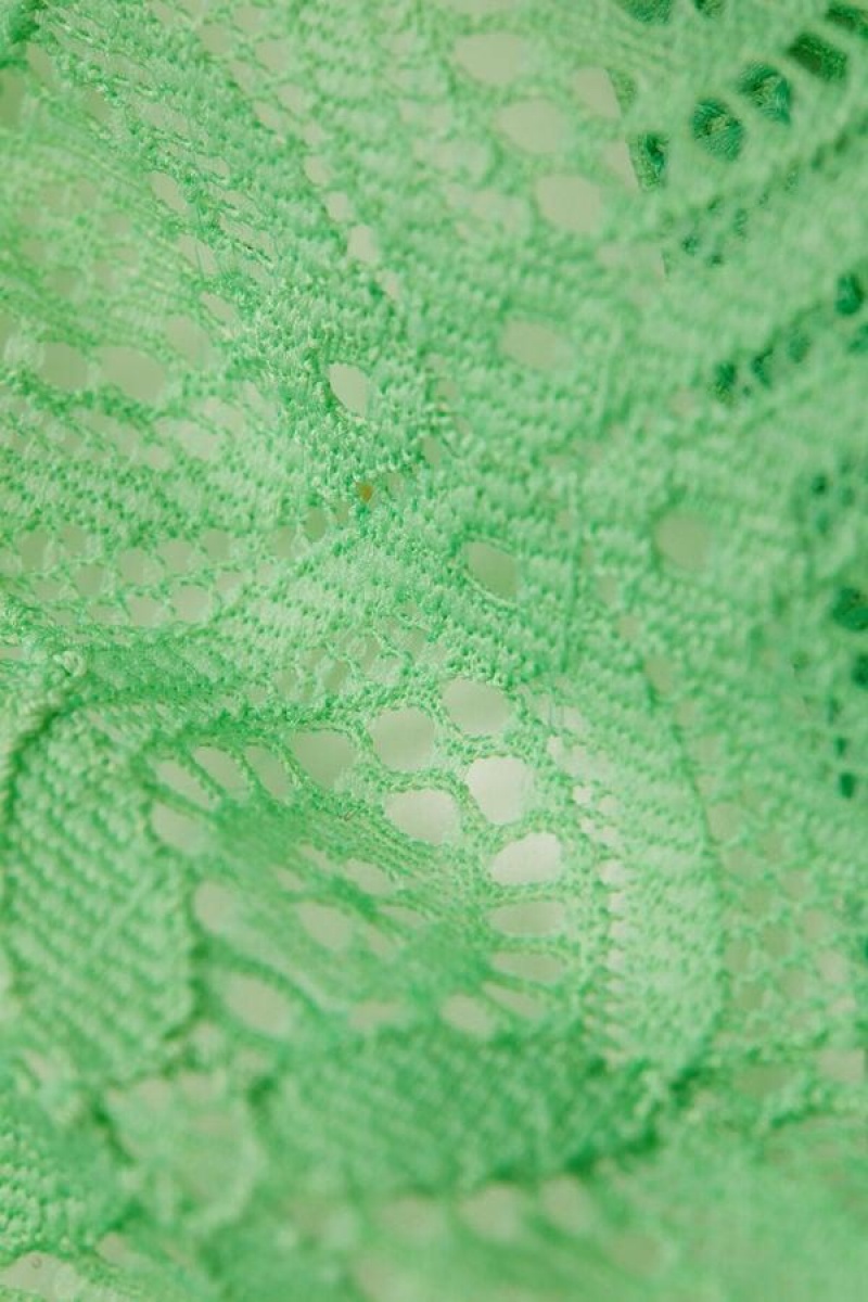 Intimissimi Lace String Thong Ženske Gaćice Menta | HR 2252LHT