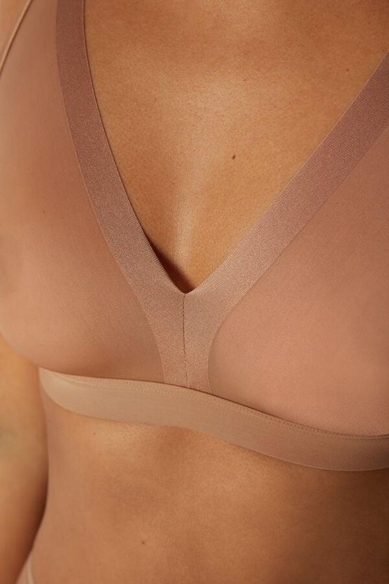 Intimissimi Lara Invisible Touch Triangle Ženske Grudnjaci Bež | HR 1263KIR