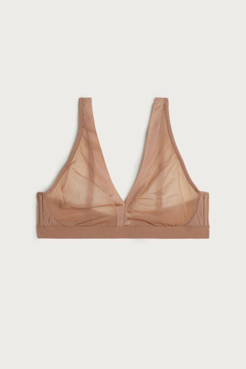 Intimissimi Lara Invisible Touch Triangle Ženske Grudnjaci Bež | HR 1263KIR