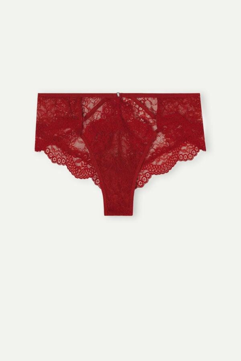 Intimissimi Loosen Heartstrings Hipster Brazilian Ženske Gaćice Crvene | HR 2309BCP