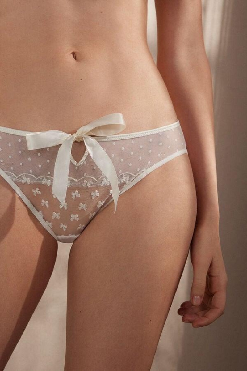 Intimissimi Love Cadeau Ženske Gaćice Bijele | HR 2362HKA