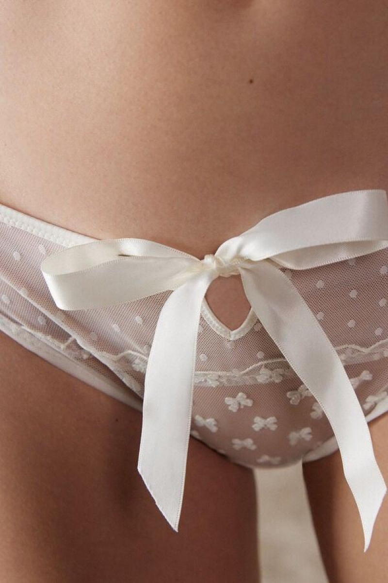 Intimissimi Love Cadeau Ženske Gaćice Bijele | HR 2362HKA