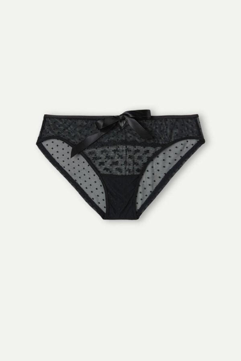 Intimissimi Love Cadeau Ženske Gaćice Crne | HR 2367APH