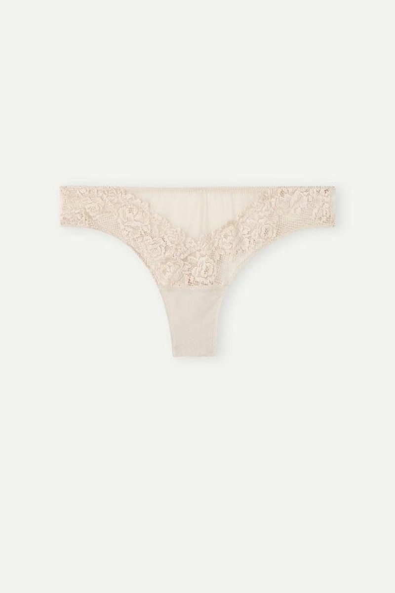 Intimissimi Pretty Flowers Brazilian Ženske Gaćice Roze | HR 2506WYN