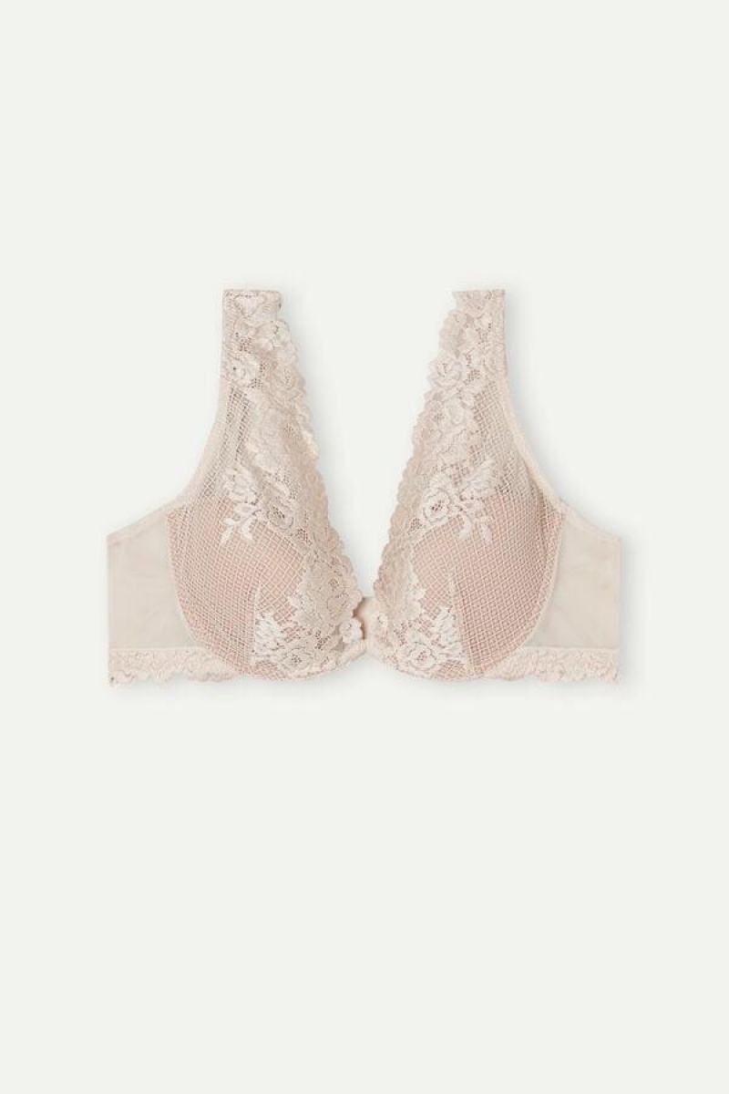 Intimissimi Pretty Flowers Elena Balconette Ženske Grudnjaci Roze | HR 1237KIR